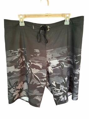 O'Neill Men’s Board Shorts Size 34 Floral Tropical Swim Trunks Surf Beach